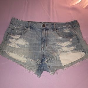 Ripped American Eagle Shorts